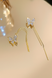 Сережки - протяжки "Метелики" #2004 2004 фото 3